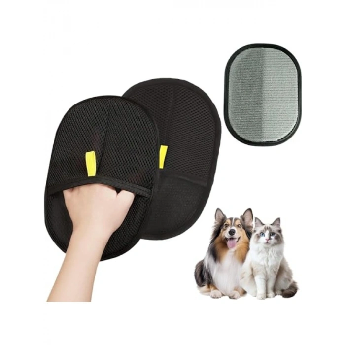 2li Paket Kürk Mıknatıslı Tüy Temizleme Eldiveni