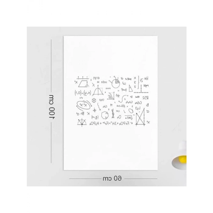 2li Paket Yapışkansız Statik Yazı Tahtası - 60x100 cm