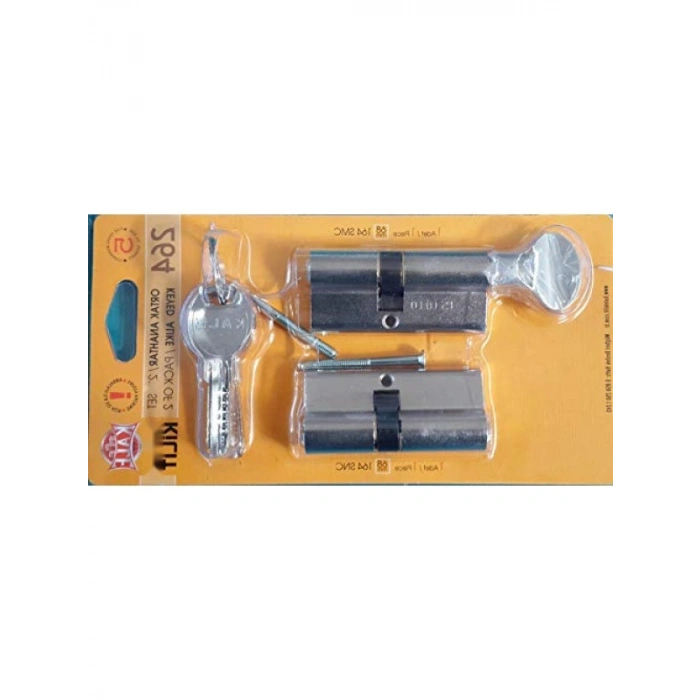 2li Set Ortak Anahtarlı Kilit Silindiri, 68 mm, Güvenli ve Dayanıklı