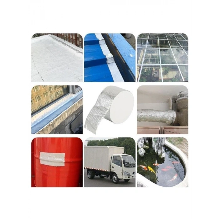 2 METRE Su Geçirmez Çatı İzolasyon Bandı - 96 mm Genişlik