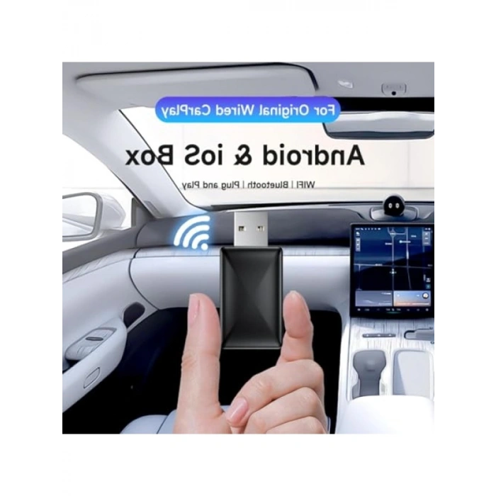 2si 1 Arada Kablosuz Carplay Adaptörü - Hızlı ve Kolay Bağlantı