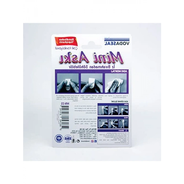 20li Paket Mini Şeffaf Askı