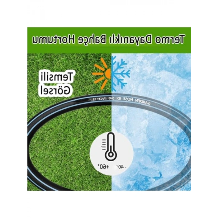20 Metre 3 Katlı Dayanıklı Bahçe Hortumu