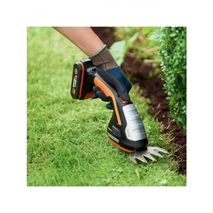 20 Volt Li-ion Şarjlı Avuç İçi Çim Kesme ve Çit Budama Aleti