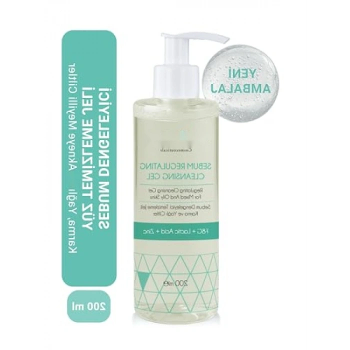 200 ml Yağlı ve Akneye Eğilimli Ciltler İçin Temizleme Jeli