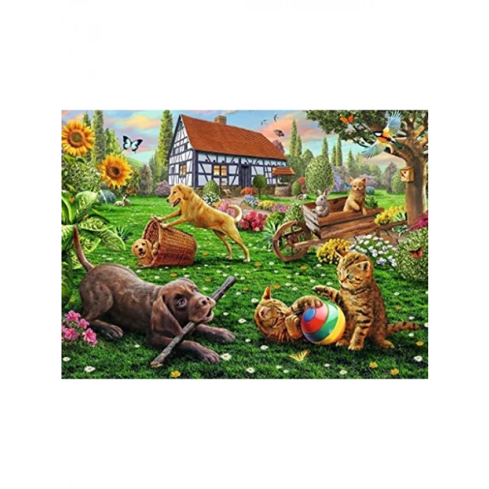200 Parça Bahçe Temalı Puzzle Seti