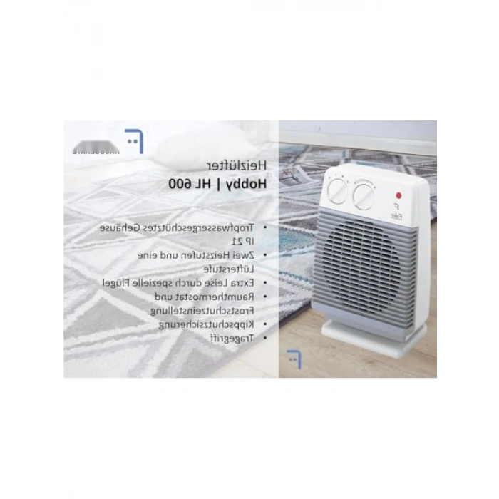 2000 W Fanlı Isıtıcı - Kompakt ve Çok İşlevli