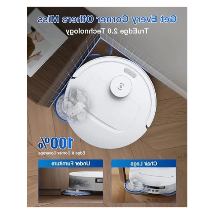 20.000Pa Güçte Robot Süpürge, Otomatik İstasyon ve Islak Temizleme