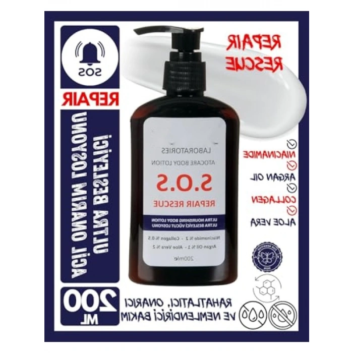 200ml Atopik Ciltler İçin Özel Vücut Losyonu - S.O.S Bakım