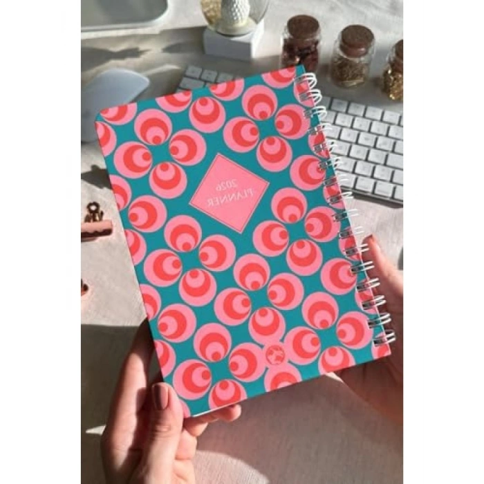 2026 Spiralli A5 Haftalık Ajanda - 12 Aylık Planlayıcı