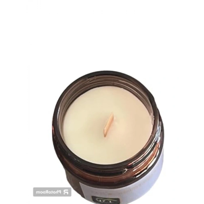 210 ml Paçuli ve Vanilya Kokulu Kavanoz Mum