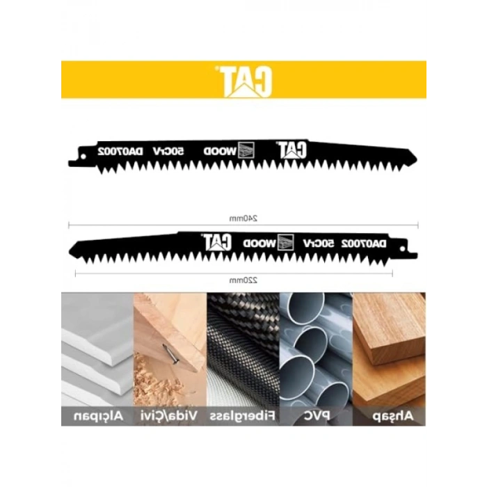 228 mm Profesyonel Ahşap Kesme Tilki Kuyruğu Testere Ucu - 2 Parça