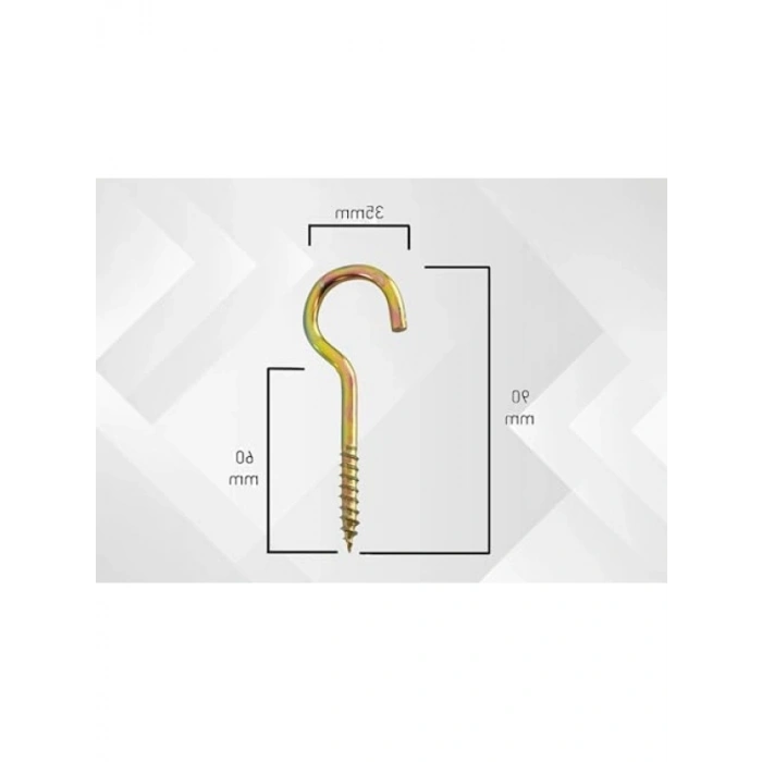 23x150 mm Metal Montaj Ankrajı - Çok Amaçlı Vida Kancası