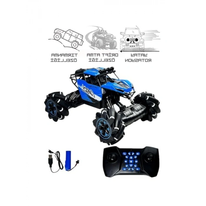 2.4 Ghz Uzaktan Kumandalı 4X4 Off Road Arazi Arabası - Drift Atabilen