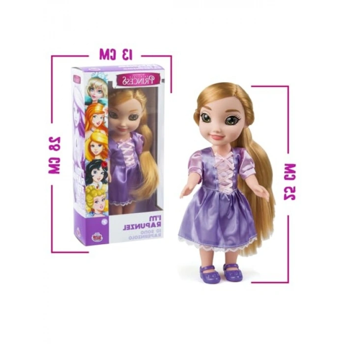 25 Cm Prenses Bebek - Rapunzel Tasarımı