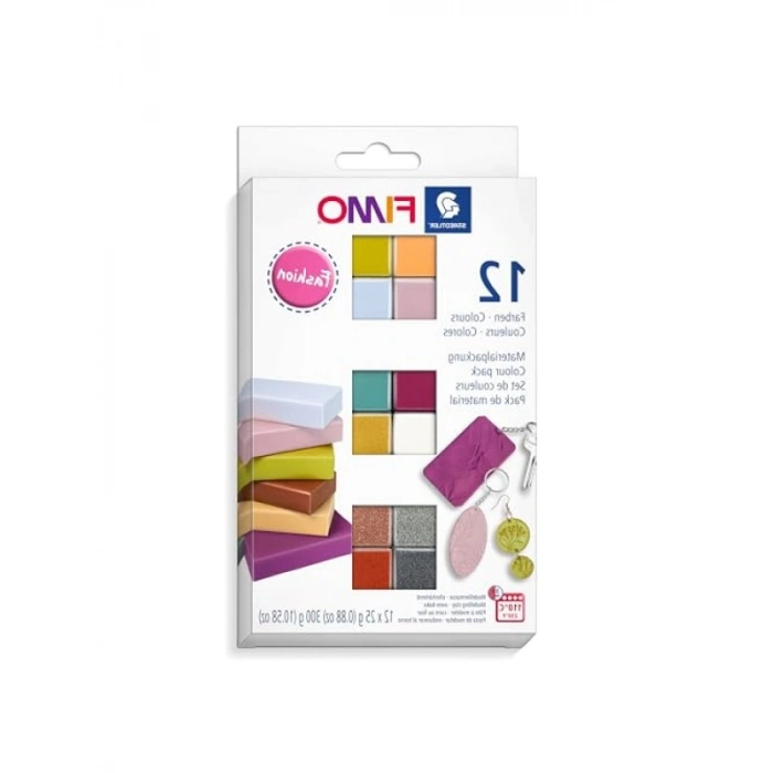 25 gr X 24 Blok Fimo Soft Modelleme Kili Seti