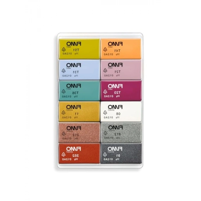 25 gr X 24 Blok Fimo Soft Modelleme Kili Seti