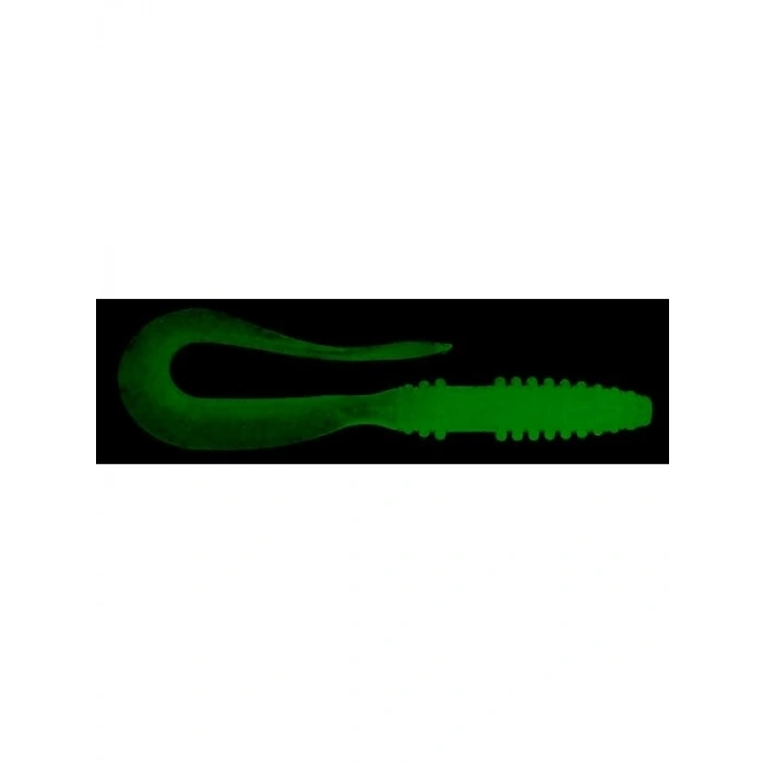 2.5 Silikon Yem - Şeffaf Chartreuse Glow Renk