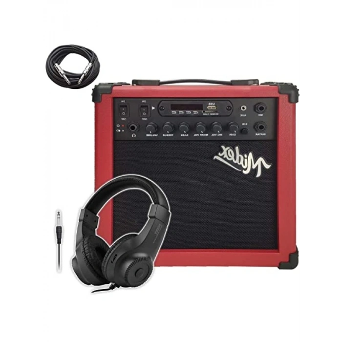 25 Watt Şarjlı Elektro Gitar Amfisi, USB ve Bluetooth Destekli
