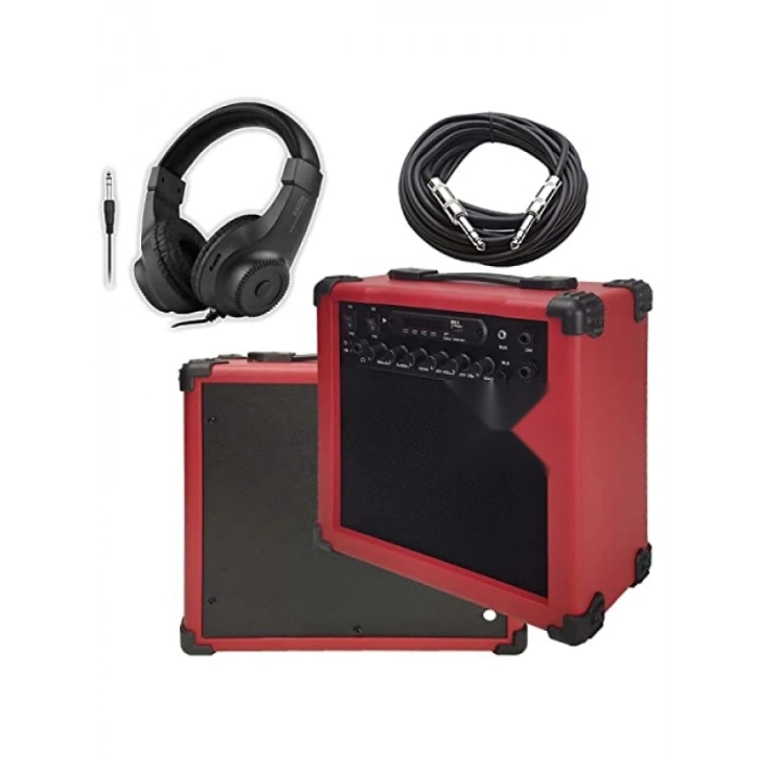 25 Watt Şarjlı Elektro Gitar Amfisi, USB ve Bluetooth Destekli