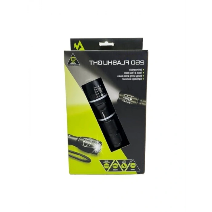 250 Lümen Gece Feneri, 3W LED