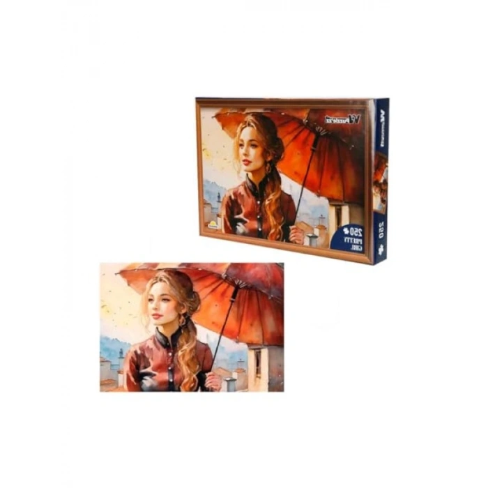 250 Parça Pretty Girl Puzzle - Eğlenceli Zeka Oyunu