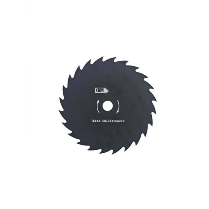 255mm Çim Biçme Testeresi, 24 Dişli Metal Tırpan Bıçağı