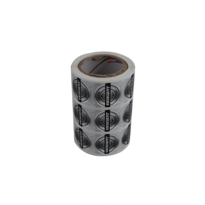 25mm Çapında Metalize Etiket - 1000 Adet
