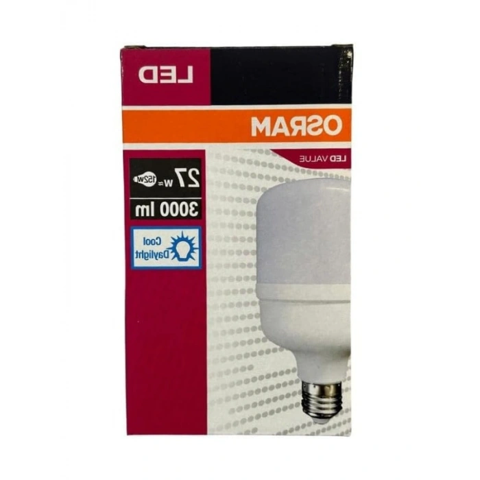 27W LED Jumbo Lamba, Soğuk Gün Işığı, Yüksek Verimli