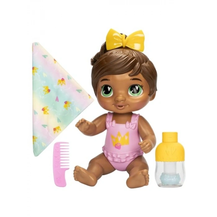 28 cm Yıkanabilir Saçlı Oyuncak Bebek ile Eğlenceli Banyo Seti