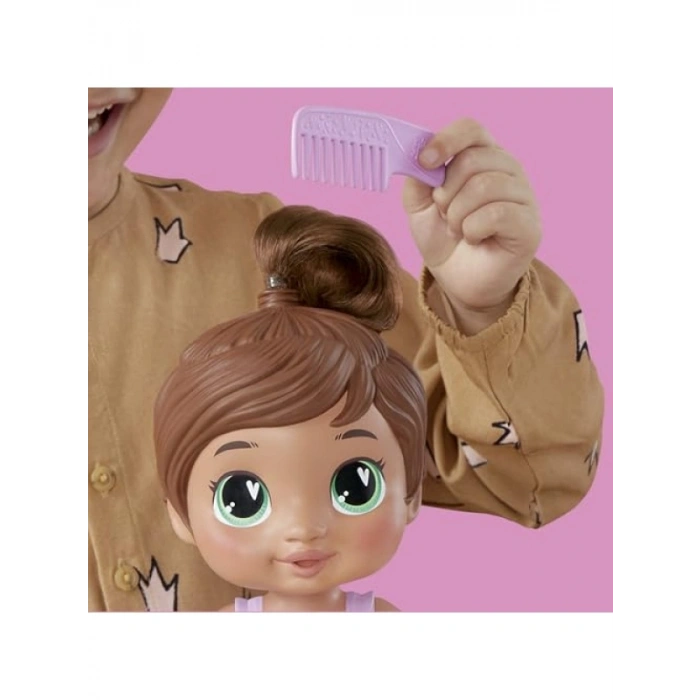 28 cm Yıkanabilir Saçlı Oyuncak Bebek ile Eğlenceli Banyo Seti