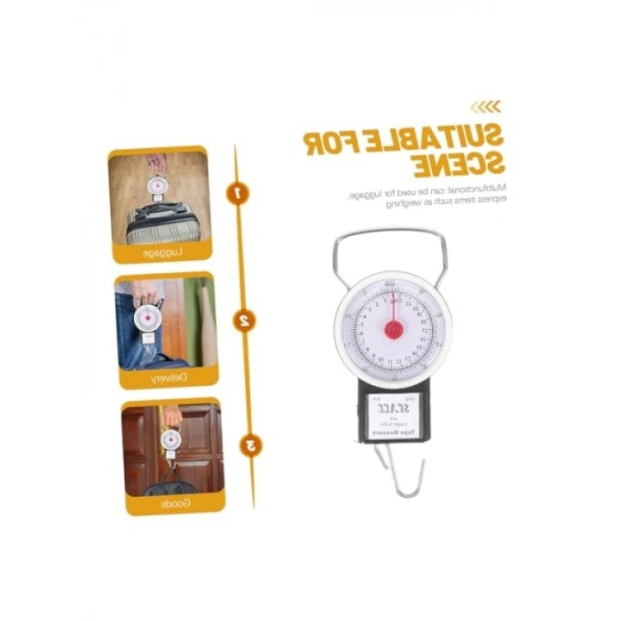 2in1 İbreli Kantar ve Metre - 35 KG Kapasite