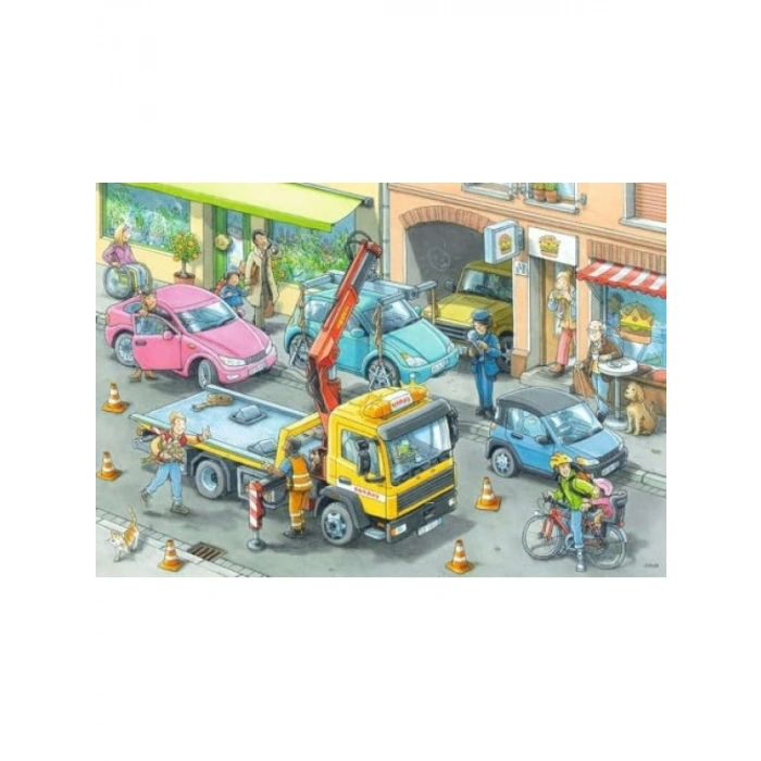 2x24 Parça Çöp Kamyonu Puzzle