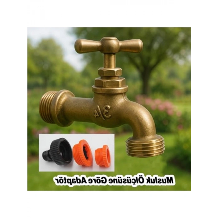 3 Farklı Ölçülü Hortum Bağlantı Aparatı: 1/2, 3/4, 1