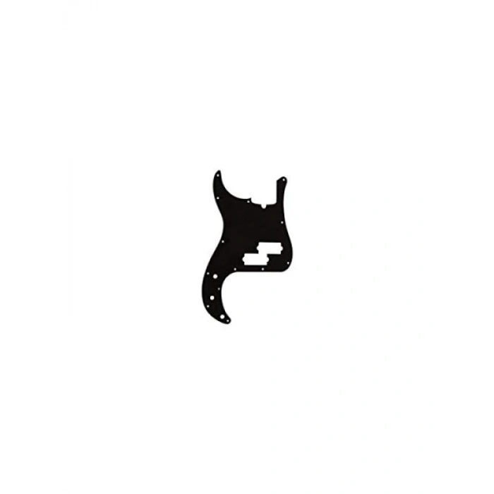 3 Katlı, 13 Delikli Siyah Hassas Bas Pickguard