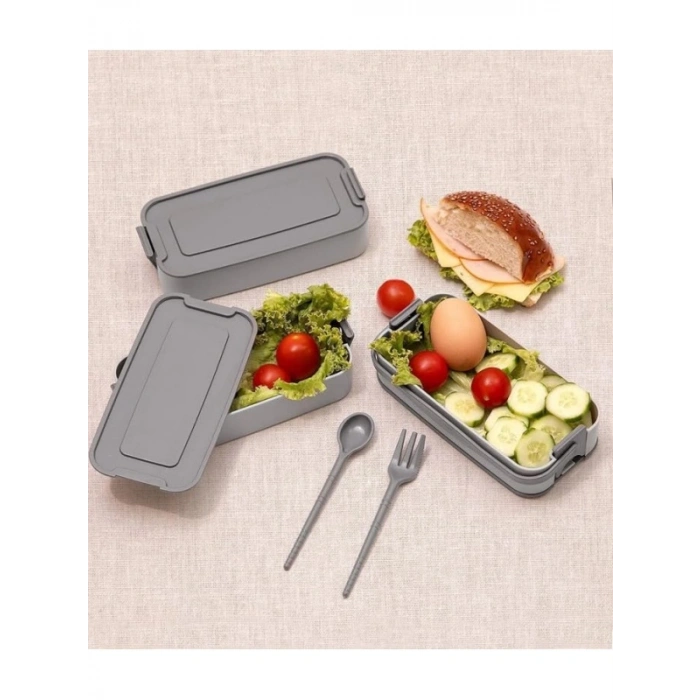 3 Katlı 6 Bölmeli BPAsız Plastik Sefer Taşıma Kutusu - 1260 ml
