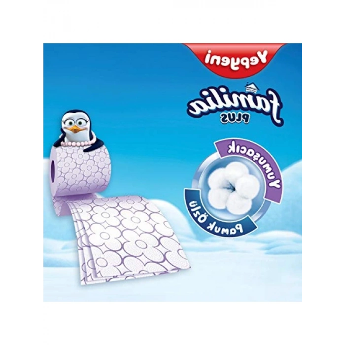 3 Katlı Tuvalet Kağıdı, Sihirli Çiçekler, 32li Paket