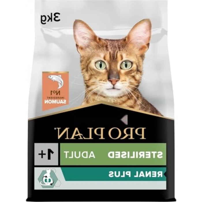 3 Kg Somonlu Kuru Kedi Maması - Yetişkin Kediler İçin