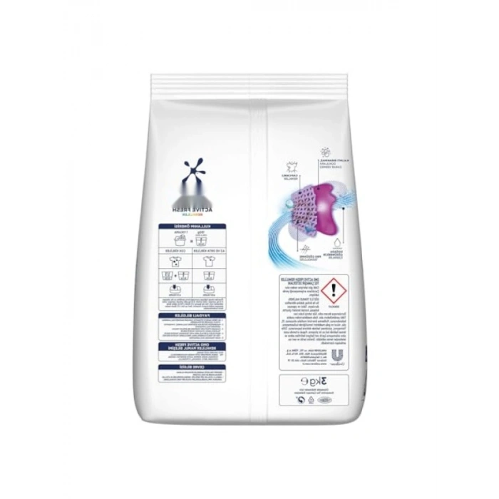 3 kg Toz Deterjan - İnatsız Lekelere Karşı Etkili