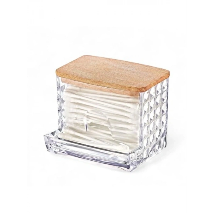 3lü Ahşap Kapaklı Organizer Set