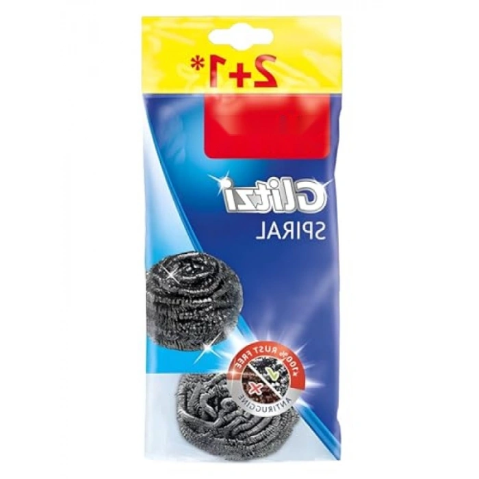 3lü Paket Yüksek Kaliteli Çelik Temizlik Seti