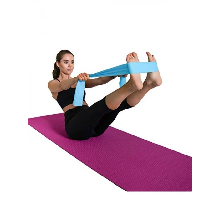 3lü Pilates Bant Seti - Dayanıklı TPR Materyal