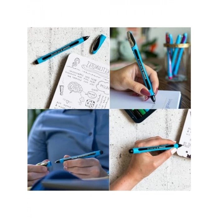 3lü Tükenmez Kalem Seti, Kapaklı, XB Çizgi Kalınlığı