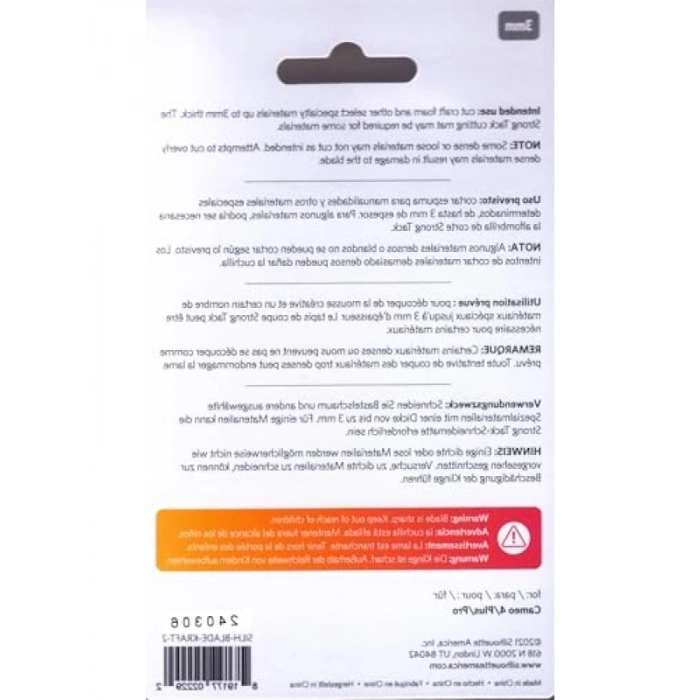 3 mm Güçlü Bıçak - Silhouette Cameo 4 İçin