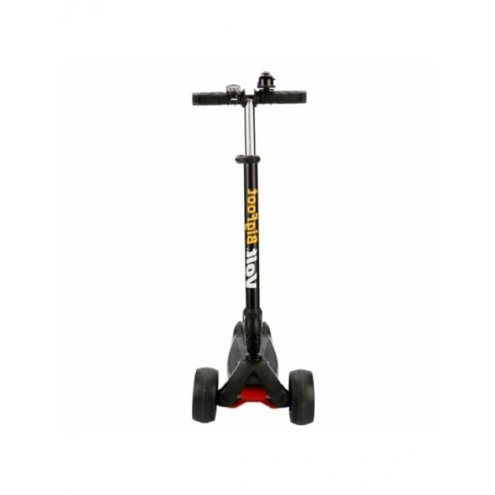 3 Tekerlekli Işıklı Siyah Scooter