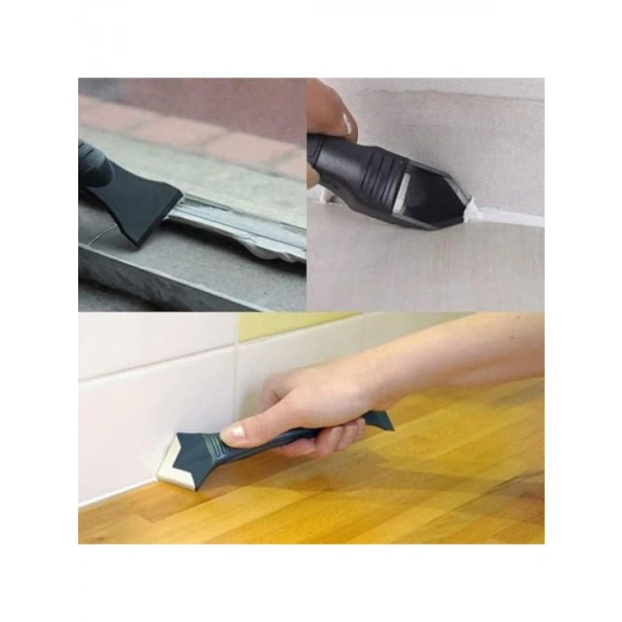 3ü 1 Arada Derz Silikon Kazıyıcı ve Uygulayıcı Aparat