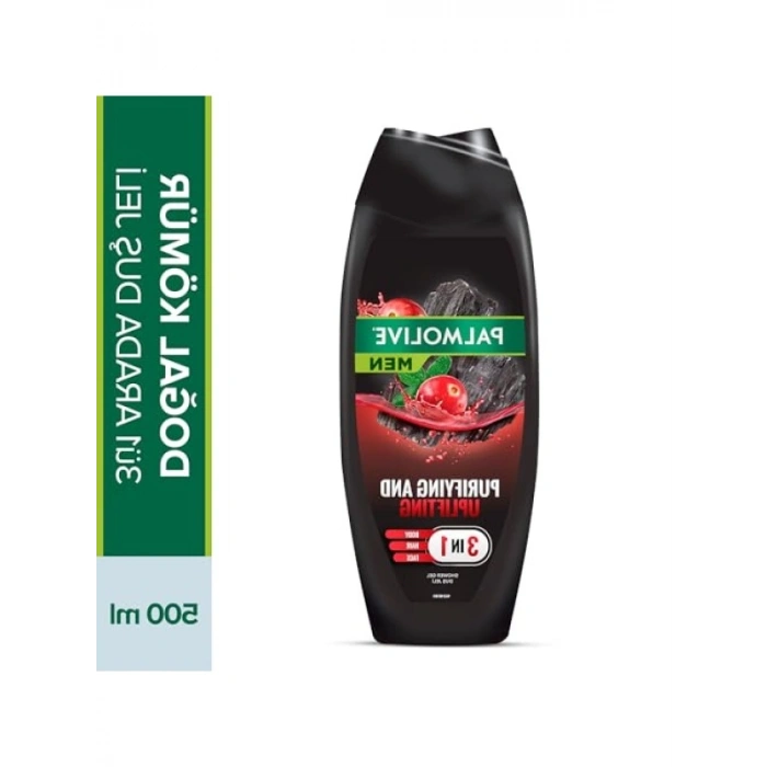 3ü 1 Arada Doğal Kömür İçeren Erkek Duş Jeli - 500 ml