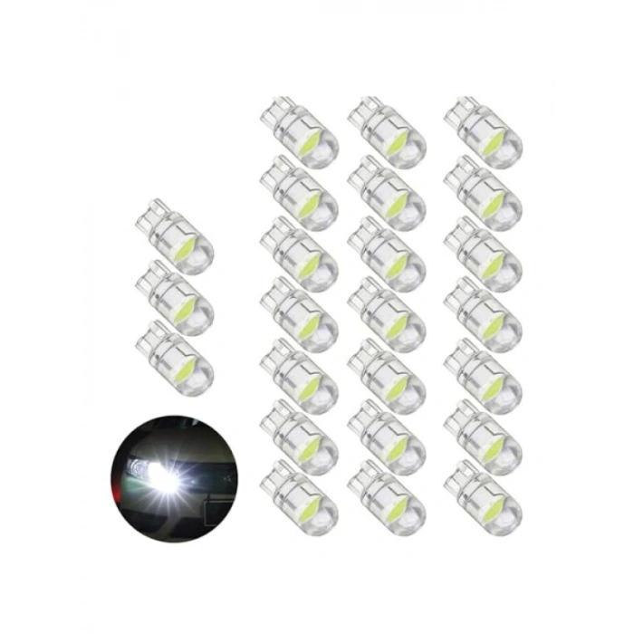 30 Adet 194 LED Ampul, 6000K Beyaz, Yüksek Parlaklık