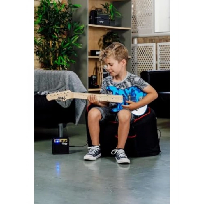 30 İnç Çocuklara Uygun Amfili Elektro Gitar Seti