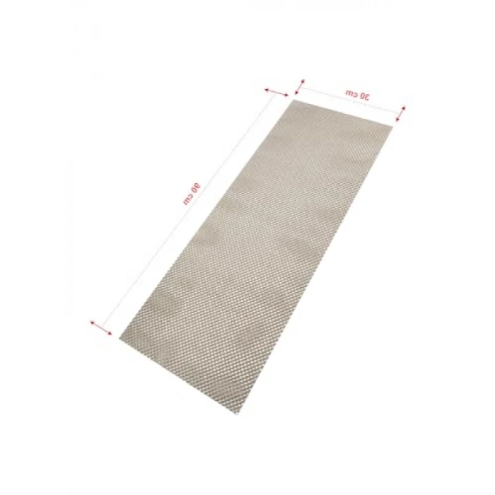 30 x 90 cm Kaydırmaz Halı - 2 Adet Siyah